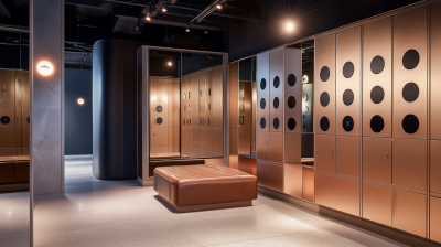 Luxury Gym Locker Room