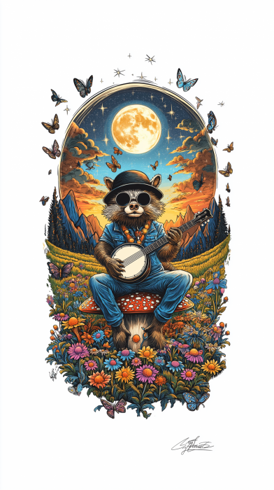 Cosmic Raccoon Serenade