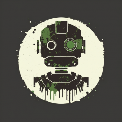 Minimalistic Robot Logo