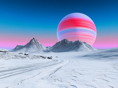 Artistic depiction of Earth