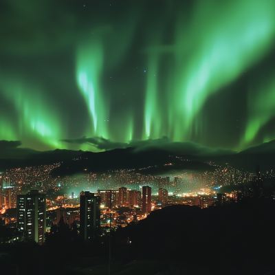Boreal Aurora over Medellin