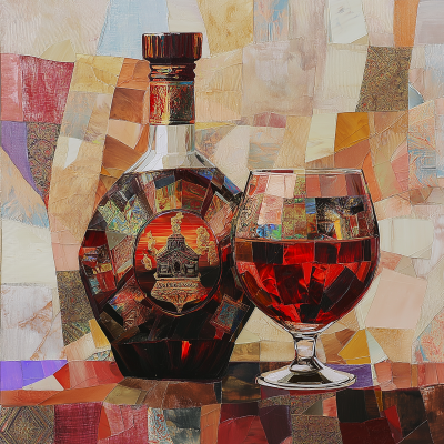 Royal Indian Alcohol Glasses Collage