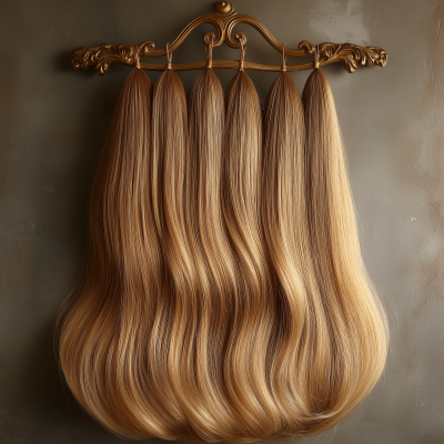 Hair Extensions Display