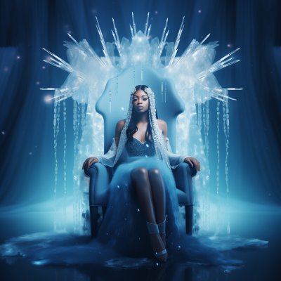 Ice Queen on Throne