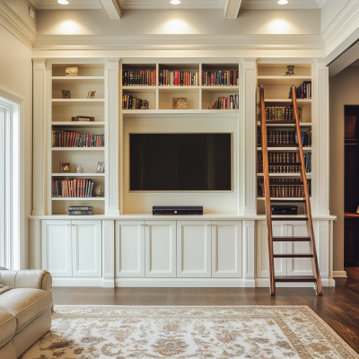 Elegant Home Library