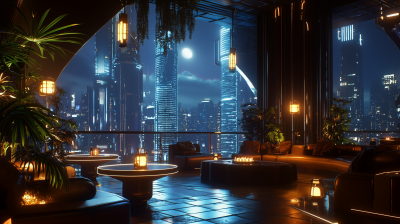 Futuristic Balcony Lounge