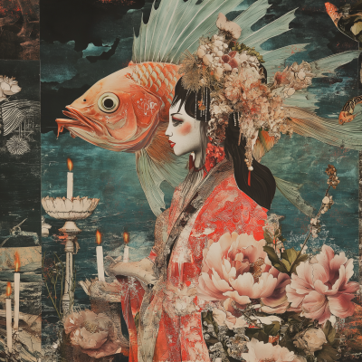 Surreal Chinese Opera Costume