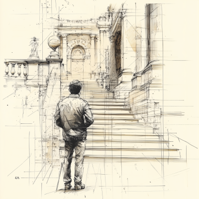 Architectural Figure Sketch