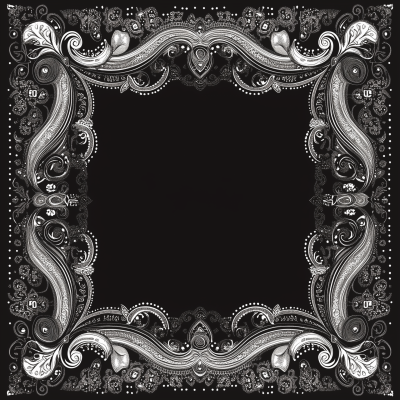 Black Bandana Design