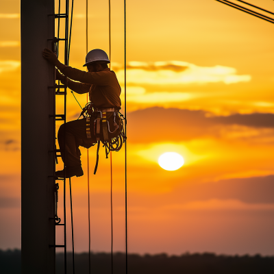 Climbing the Pylon