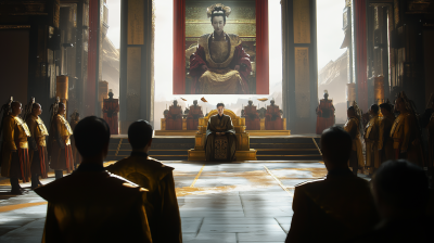 Empress Addressing the People