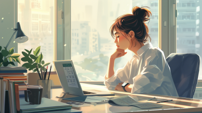 Vibrant Office Scene