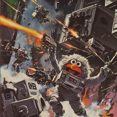Muppet vs Killer Robots