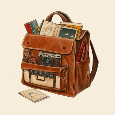 Vintage School Backpack