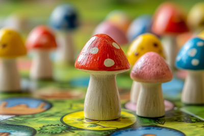 Board Game Pieces in Progress