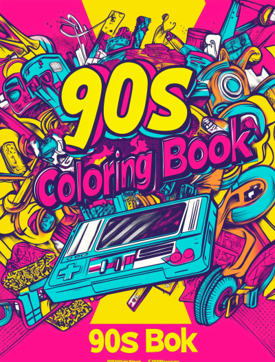 90s Coloring Book