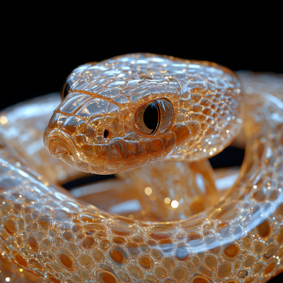 Realistic Glass Snake