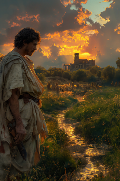 Thoughtful Roman Civilian