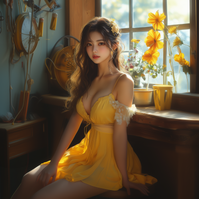 Glamorous Korean Woman