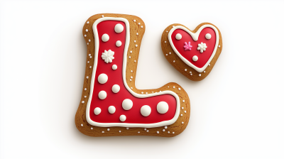 Decorated Valentine’s Cookie