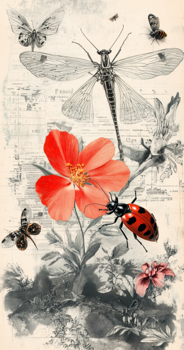 Beneficial Insects Collage