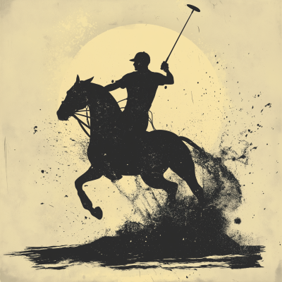 Polo Golf Player Silhouette