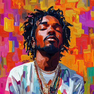 Colorful Caricature Portrait
