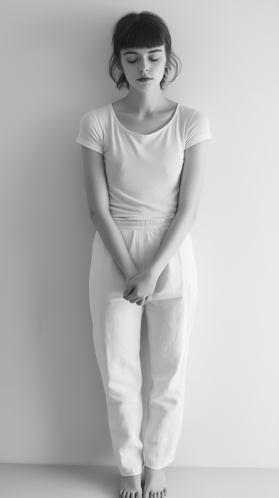 Shy Full Body Portrait