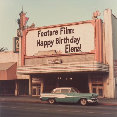 1950s Movie Theatre