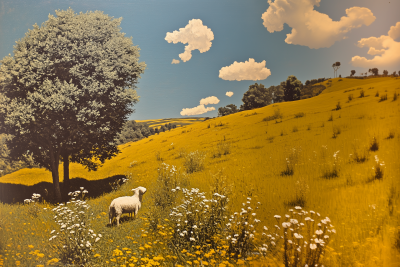 Dreamy Spring Landscape
