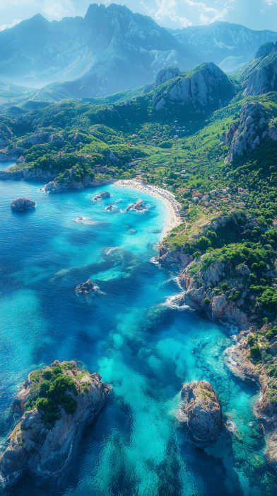 Stunning Coastal Mountain Landscape
