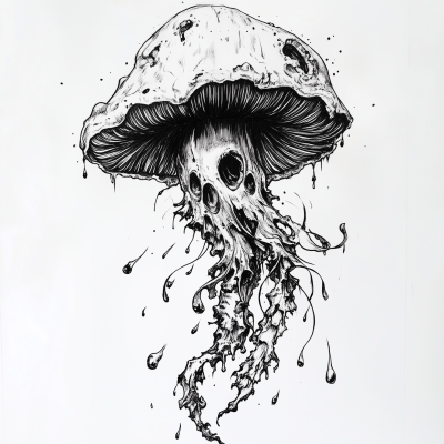 Mushroom Jellyfish Transformation