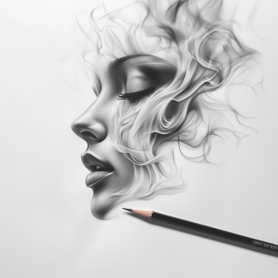 Delicate Smoke Drawing