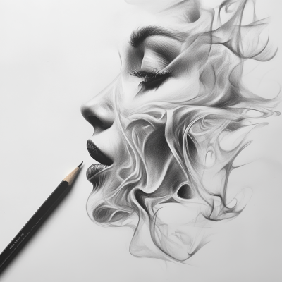 Delicate Smoke Drawing