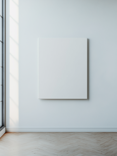 Empty Room with Canvas