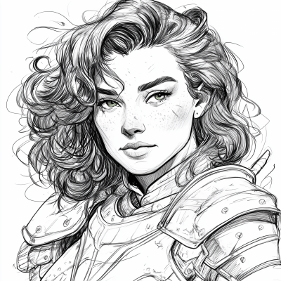 Fantasy Dwarf Warrior Portrait