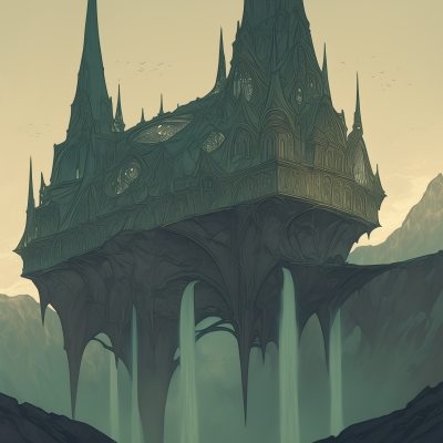 Majestic Fantasy Castle