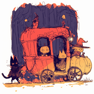 Haunted Gothic Carriage