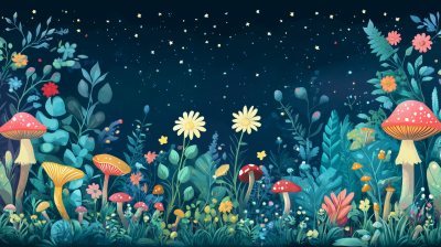 Whimsical Magical Forest