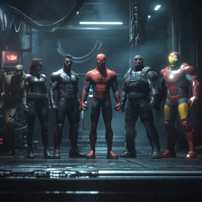 Futuristic Marvel Gathering