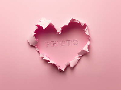 Pink Heart Illustration