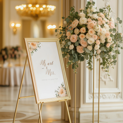 Wedding Welcome Sign Mockup