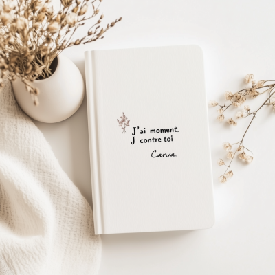 White Journal Mockup