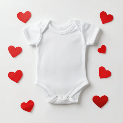 Baby Bodysuit Mockup