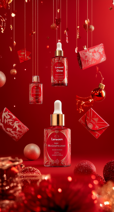 Festive Glow Serum Display