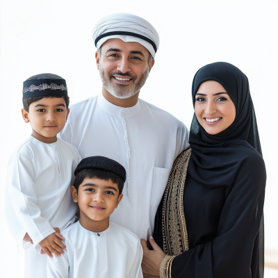Family Moment at Kaaba