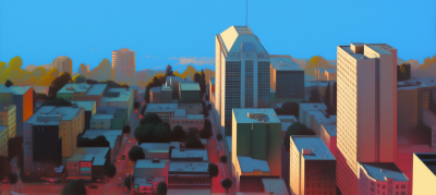 Aerial Urban Landscape