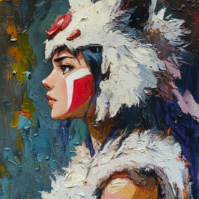 Princess Mononoke Side Profile