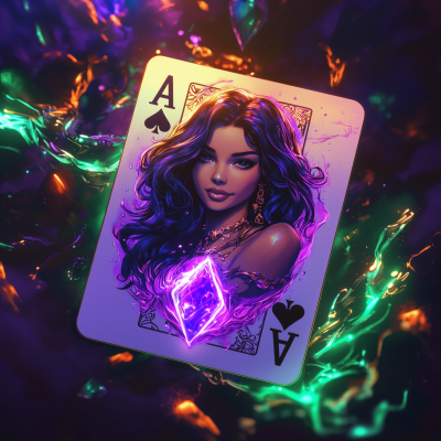 Neon Princess Spade