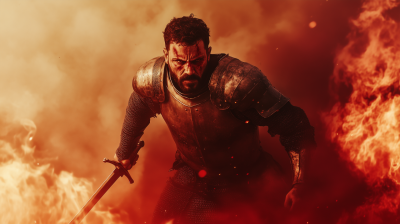 Gothic Warrior in Battle